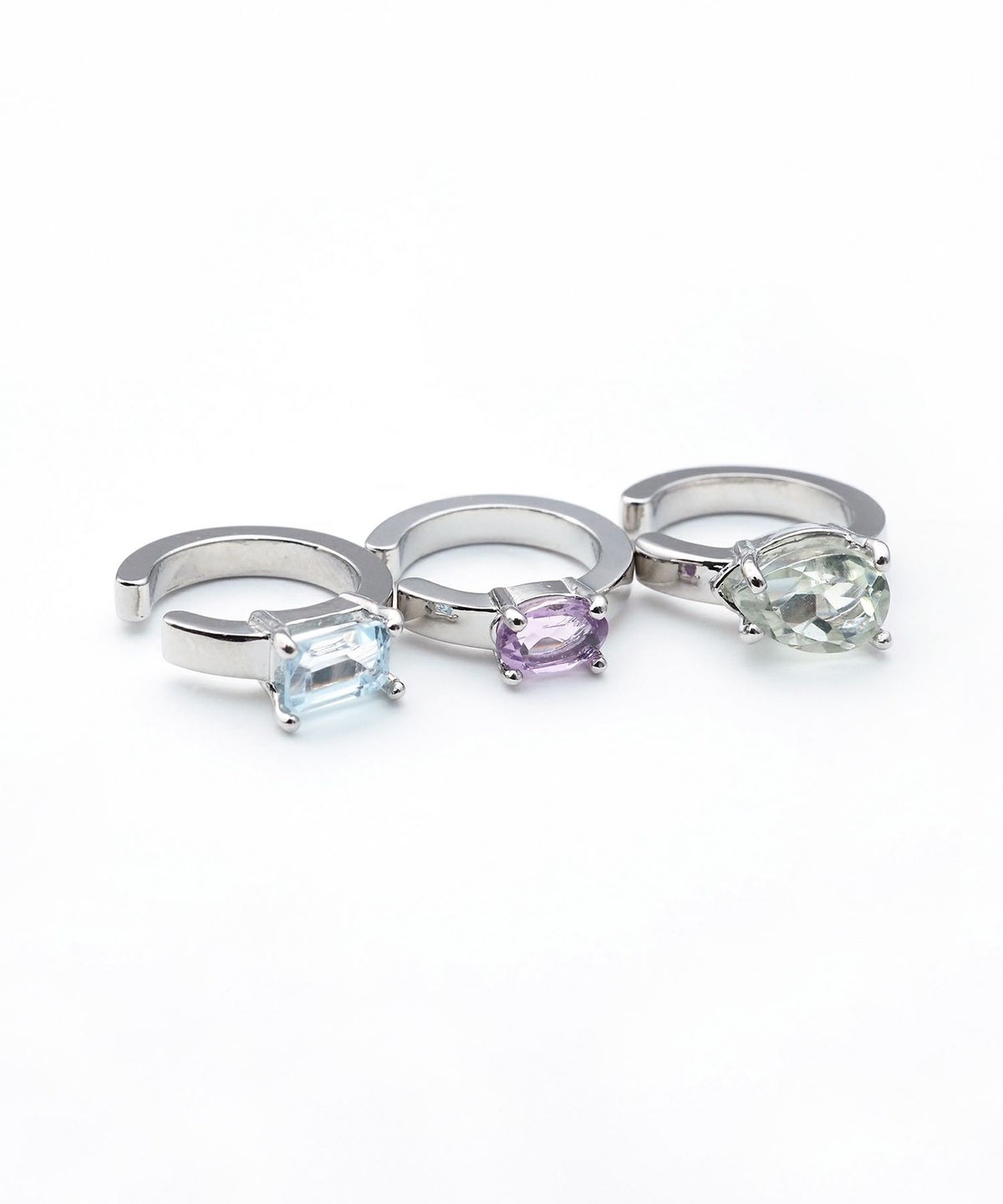 ナチュラルストーンイヤーカフ