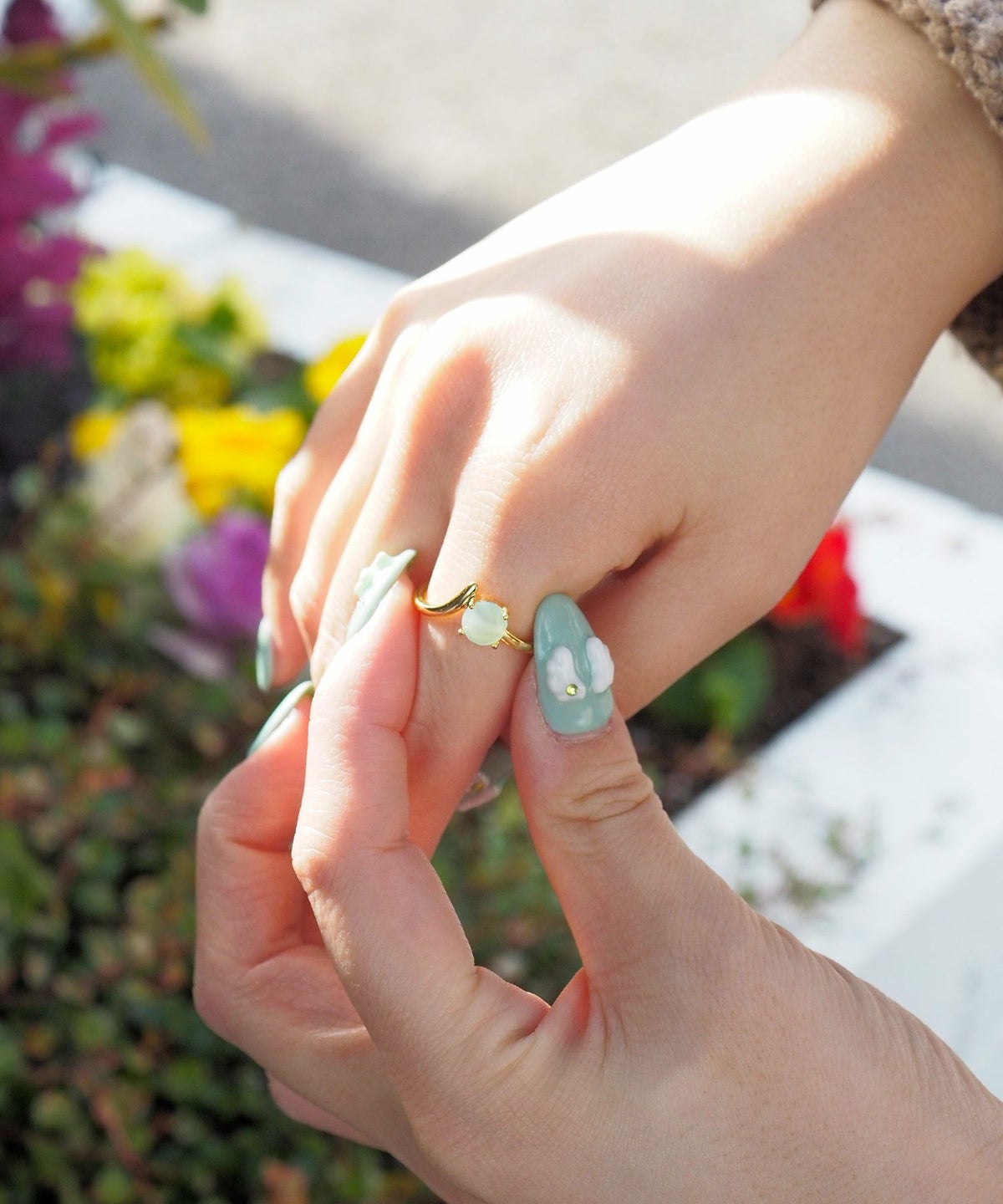 ナチュラルストーンカーブリング