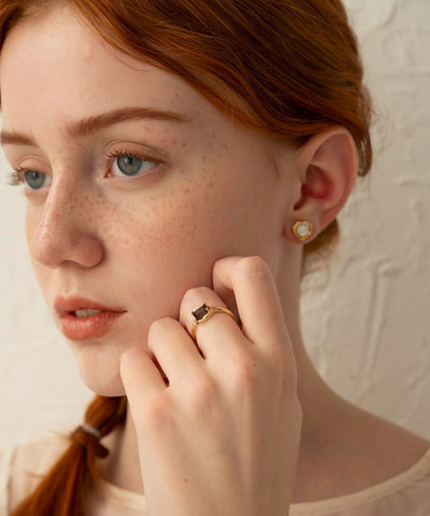 ナチュラルストーンスクエアリング