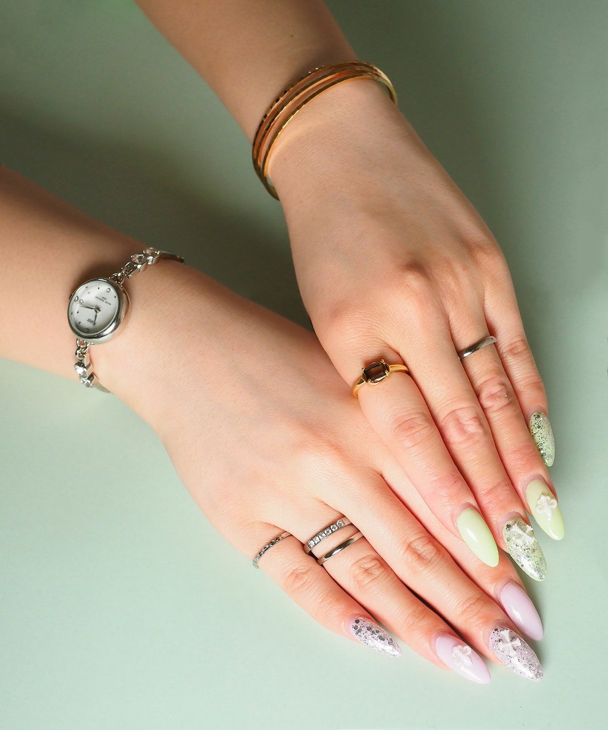 ナチュラルストーンスクエアリング