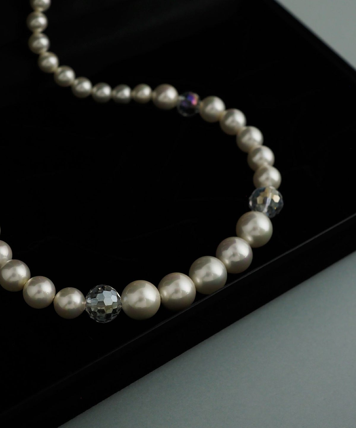 磨き貝パールグラデーションネックレス【JUNO PREMIUM】