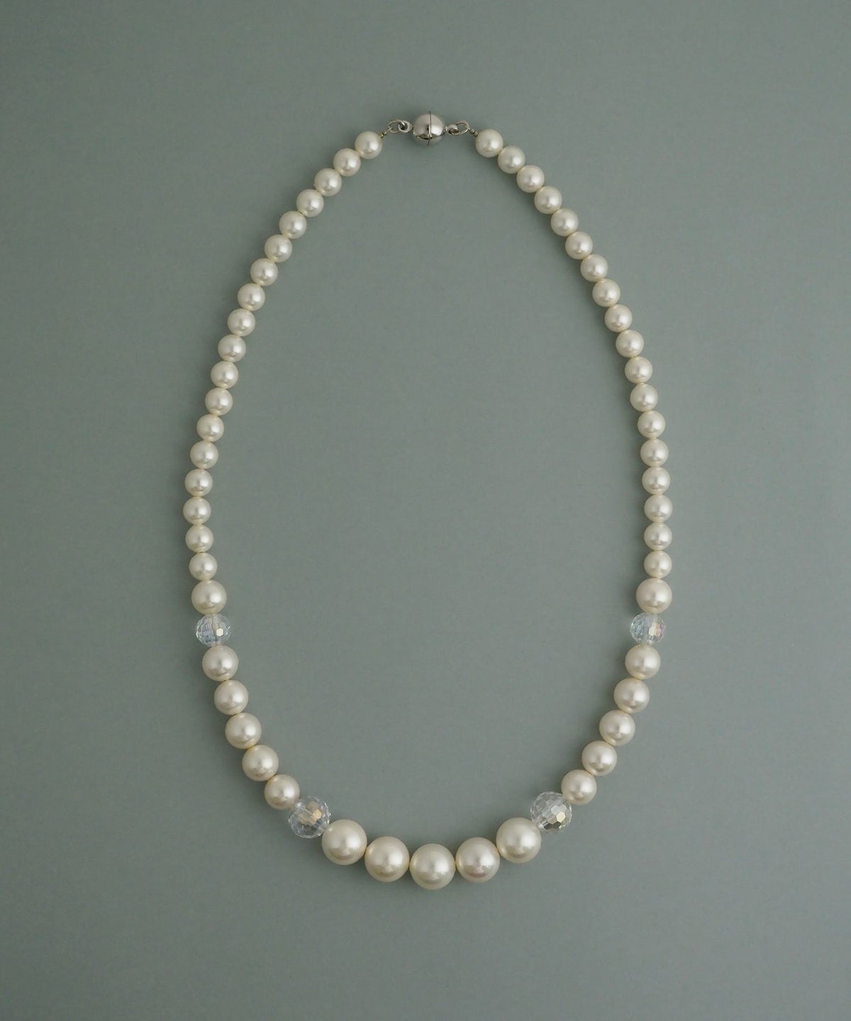 磨き貝パールグラデーションネックレス【JUNO PREMIUM】