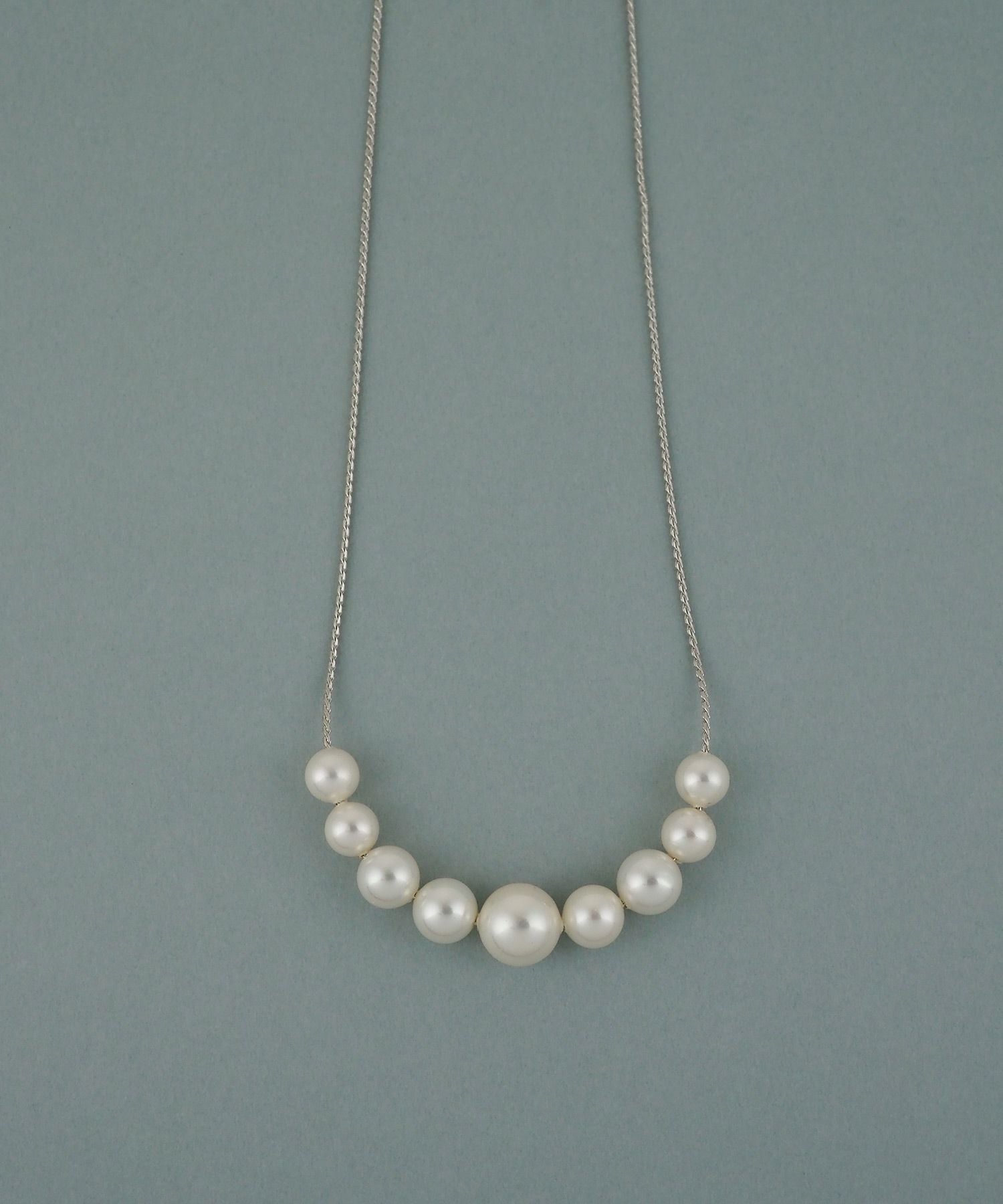 磨き貝パールフロントロングネックレス【JUNO PREMIUM】