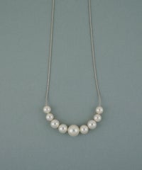 磨き貝パールフロントロングネックレス【JUNO PREMIUM】