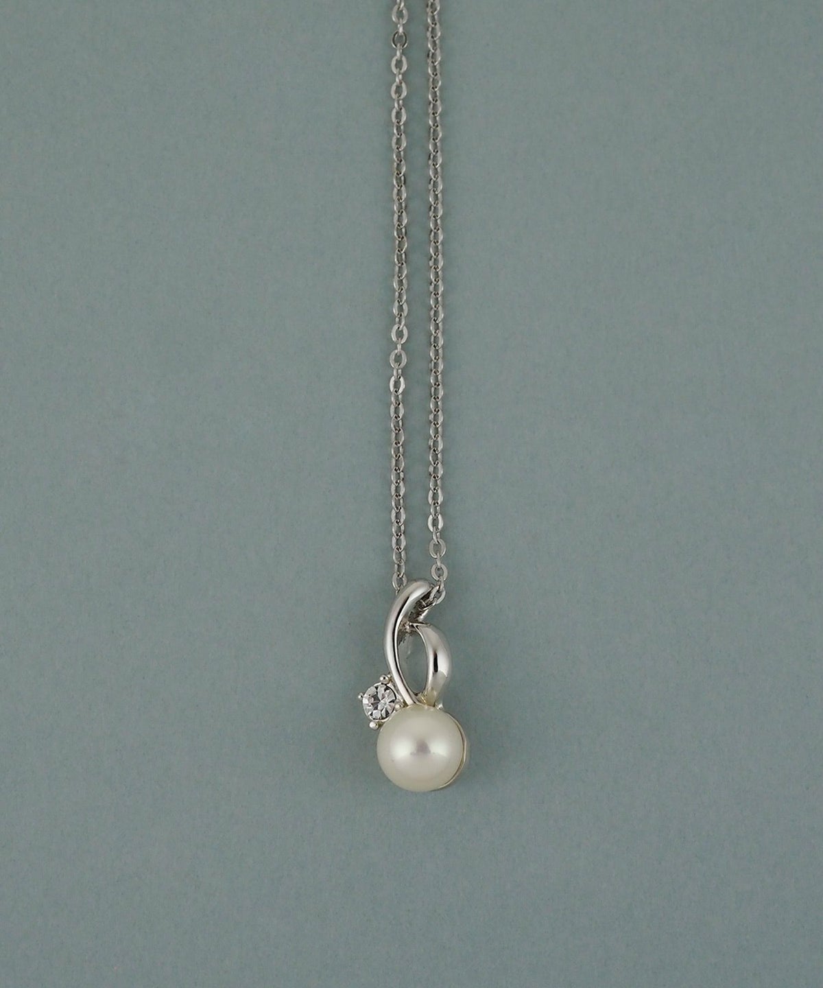 磨き貝パールヒネリビジューネックレス【JUNO PREMIUM】