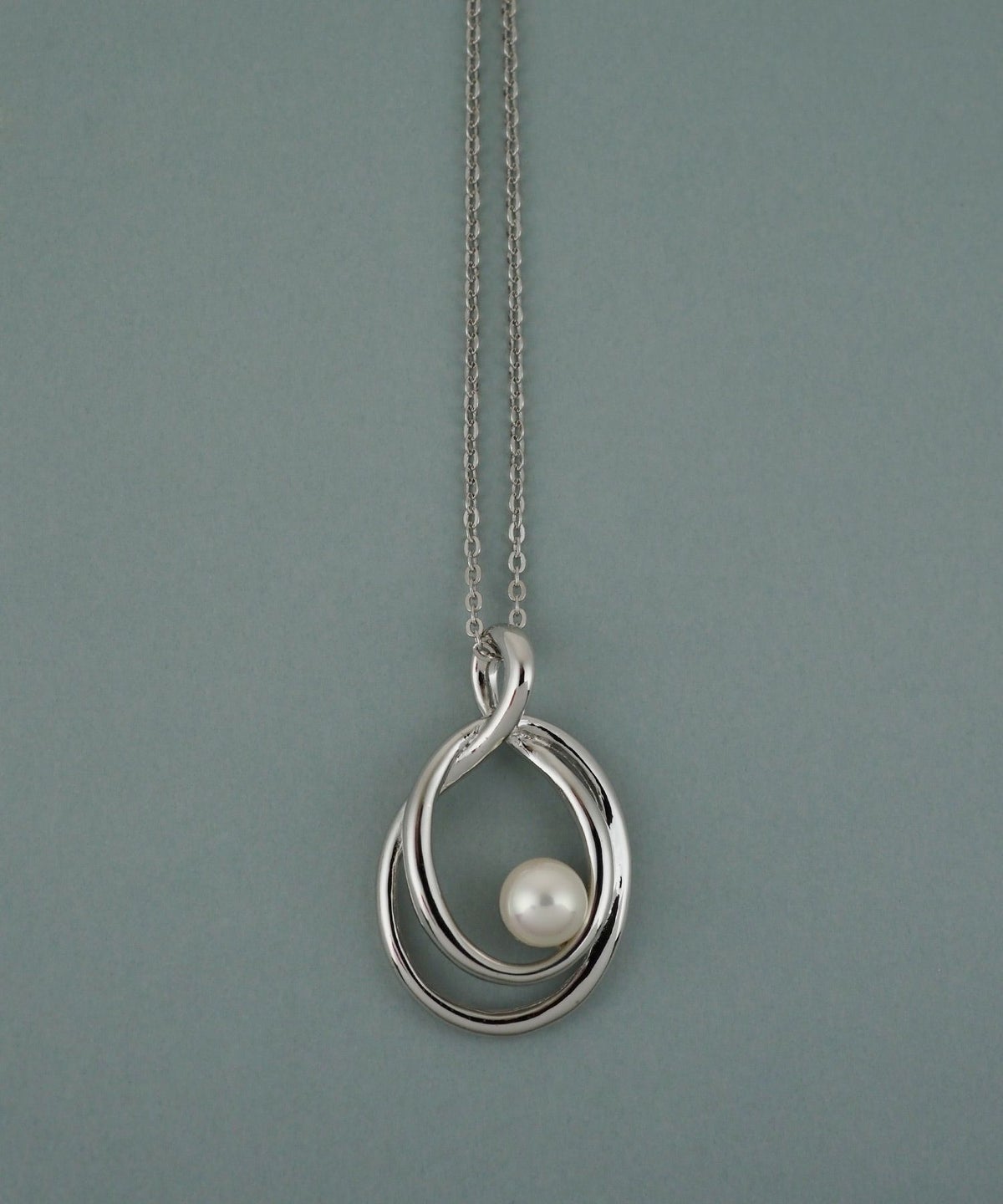 磨き貝パールシズクロングネックレス【JUNO PREMIUM】