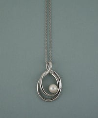 磨き貝パールシズクロングネックレス【JUNO PREMIUM】