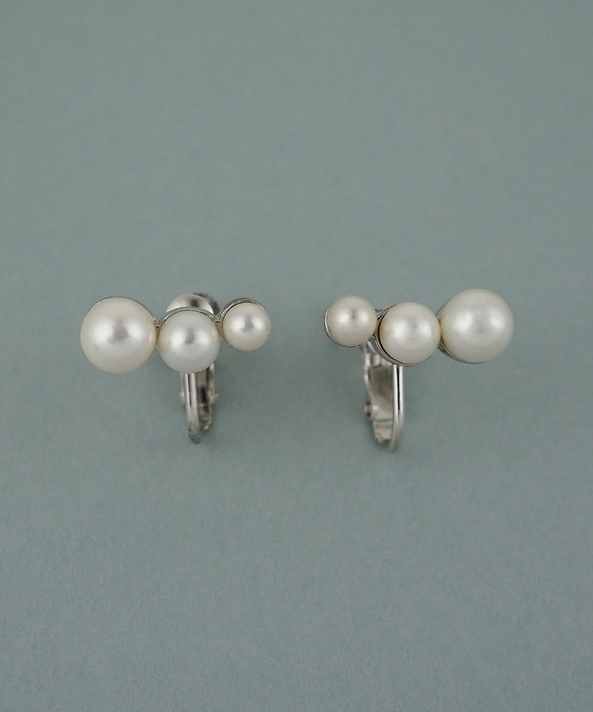 磨き貝パールフローイヤリング【JUNO PREMIUM】