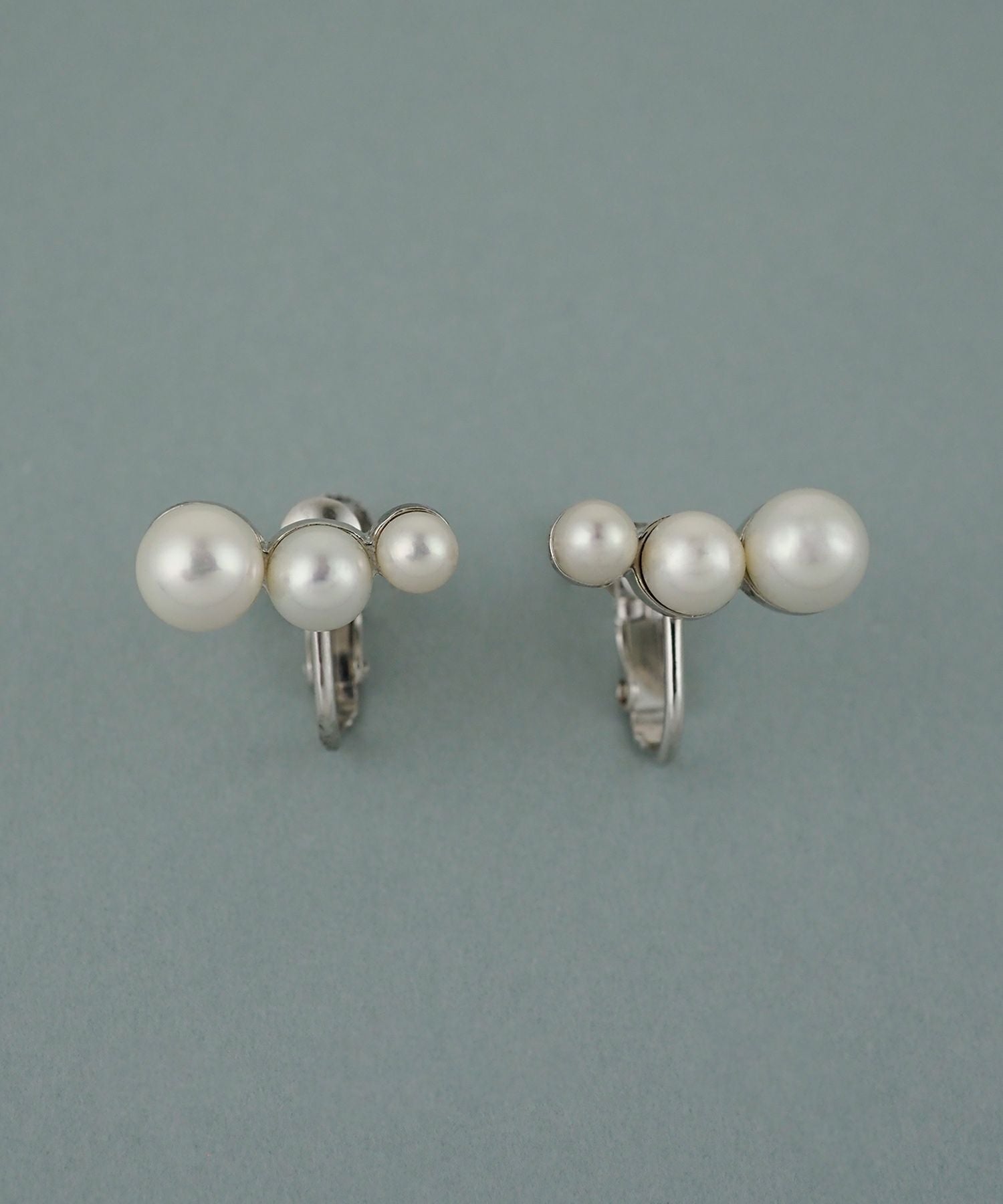 磨き貝パールフローイヤリング【JUNO PREMIUM】