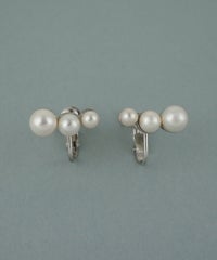 磨き貝パールフローイヤリング【JUNO PREMIUM】