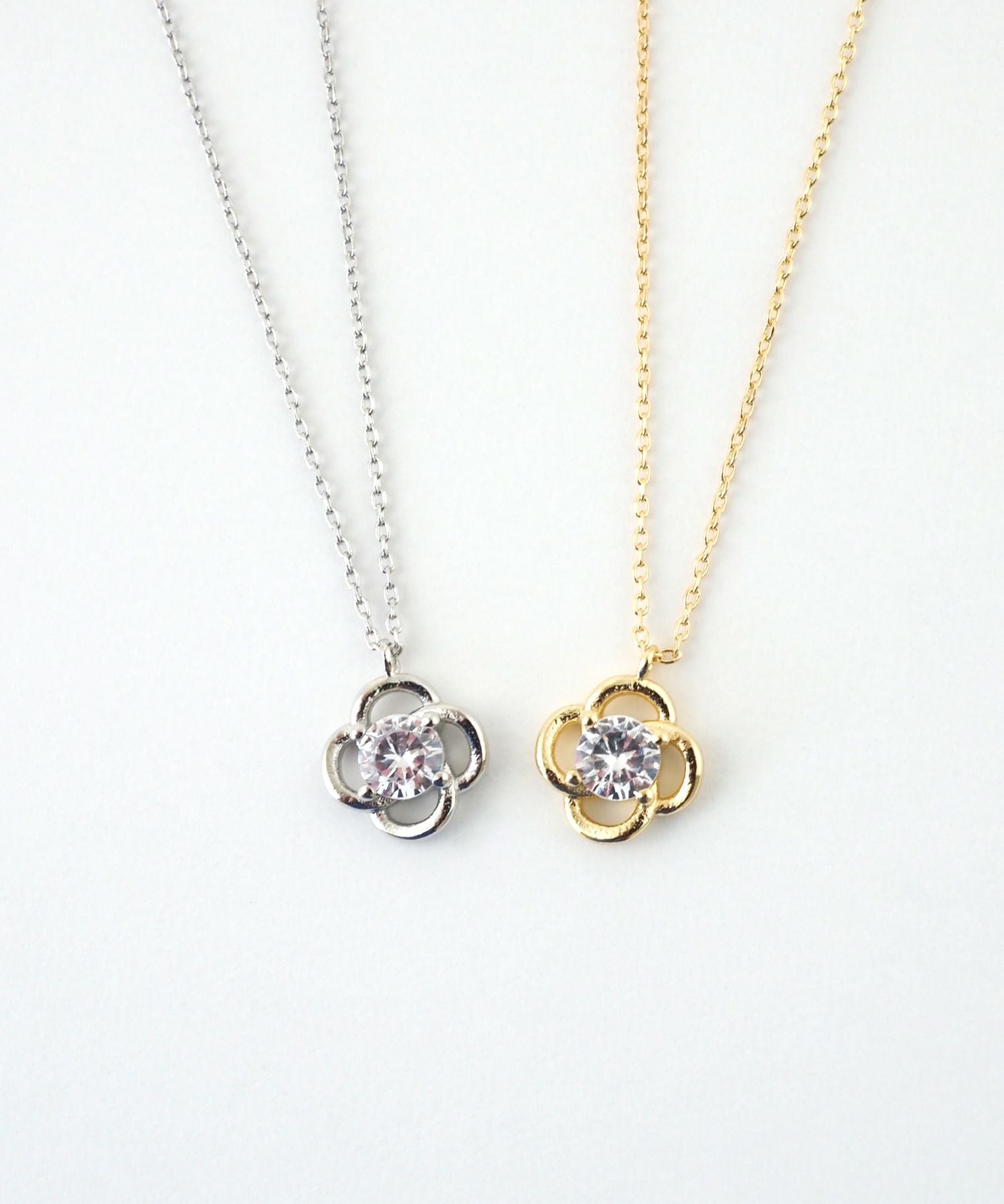 フラワーストーンプチペンダント【MUK】