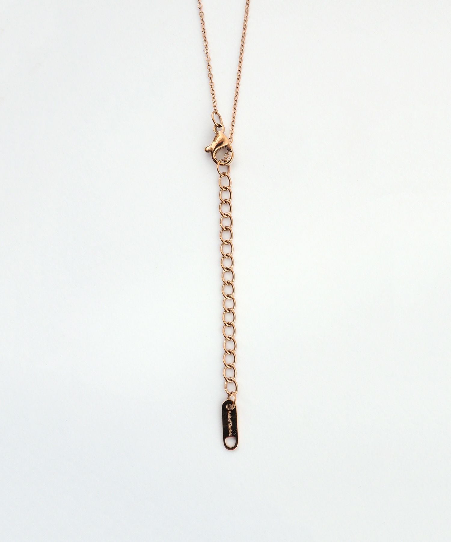 メタルハートステンレスネックレス