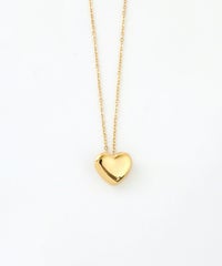 メタルハートステンレスネックレス