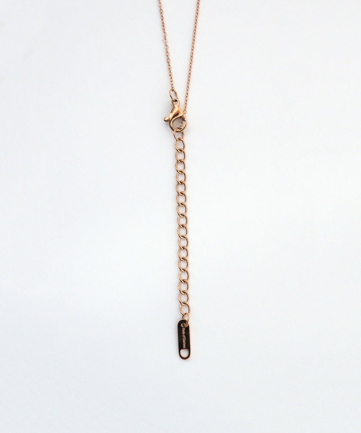 サークルメタルステンレスネックレス