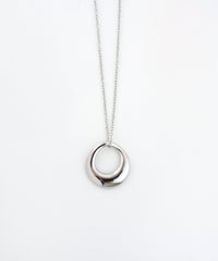 サークルメタルステンレスネックレス