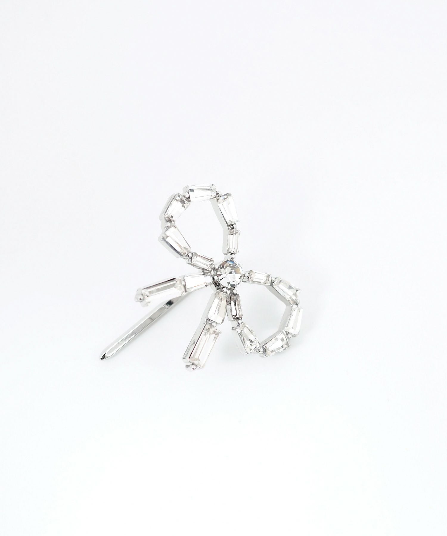 ビジューリボンポニーフック