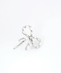 ビジューリボンポニーフック