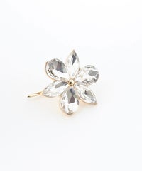 ビジューフラワーポニーフック