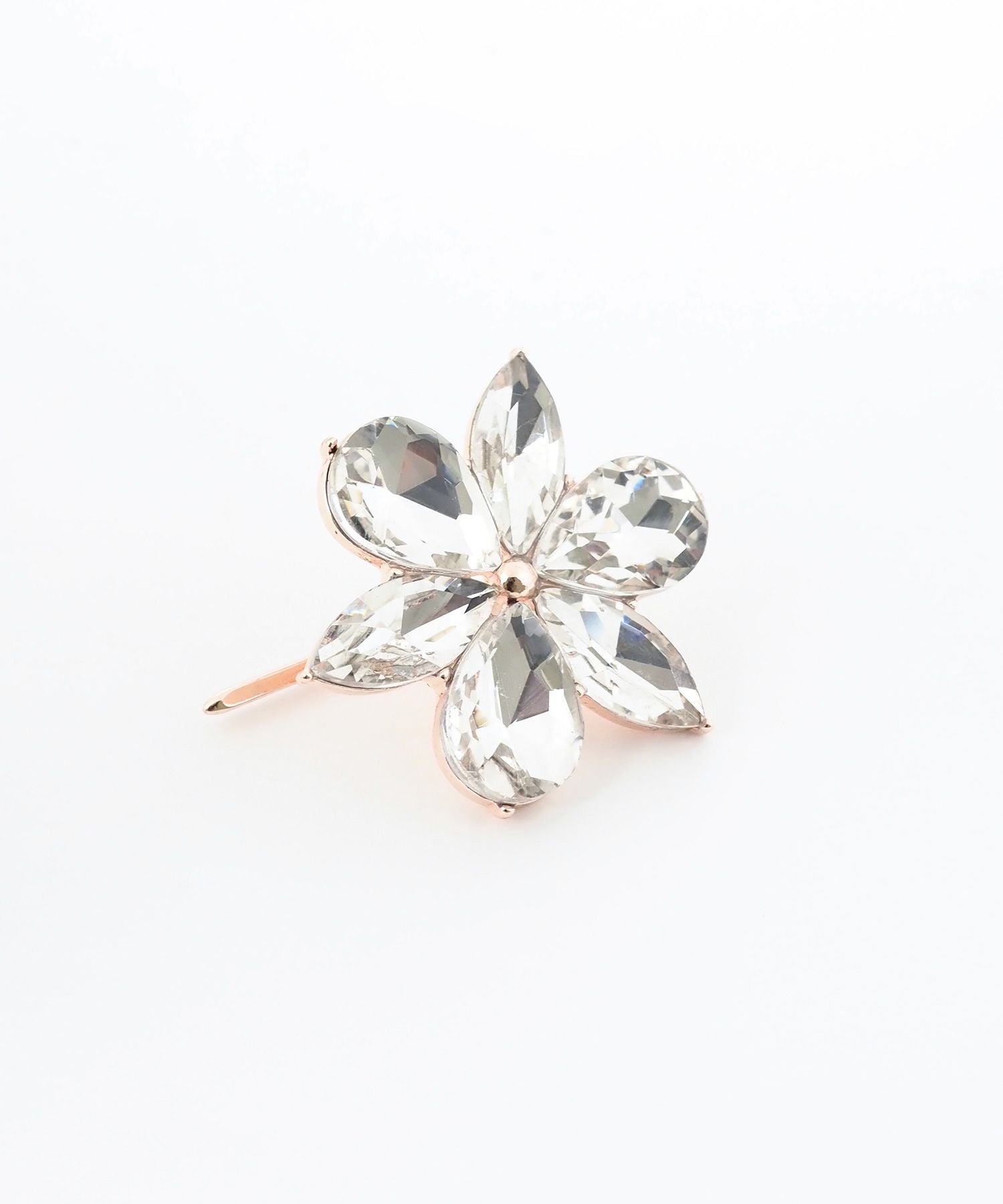 ビジューフラワーポニーフック