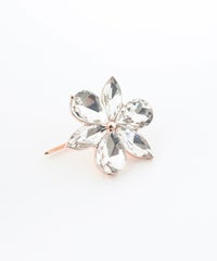 ビジューフラワーポニーフック