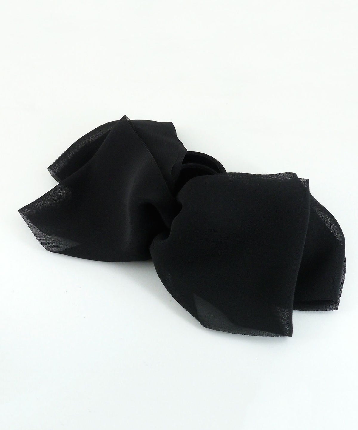 シフォンボリュームリボンフック付きシュフィー