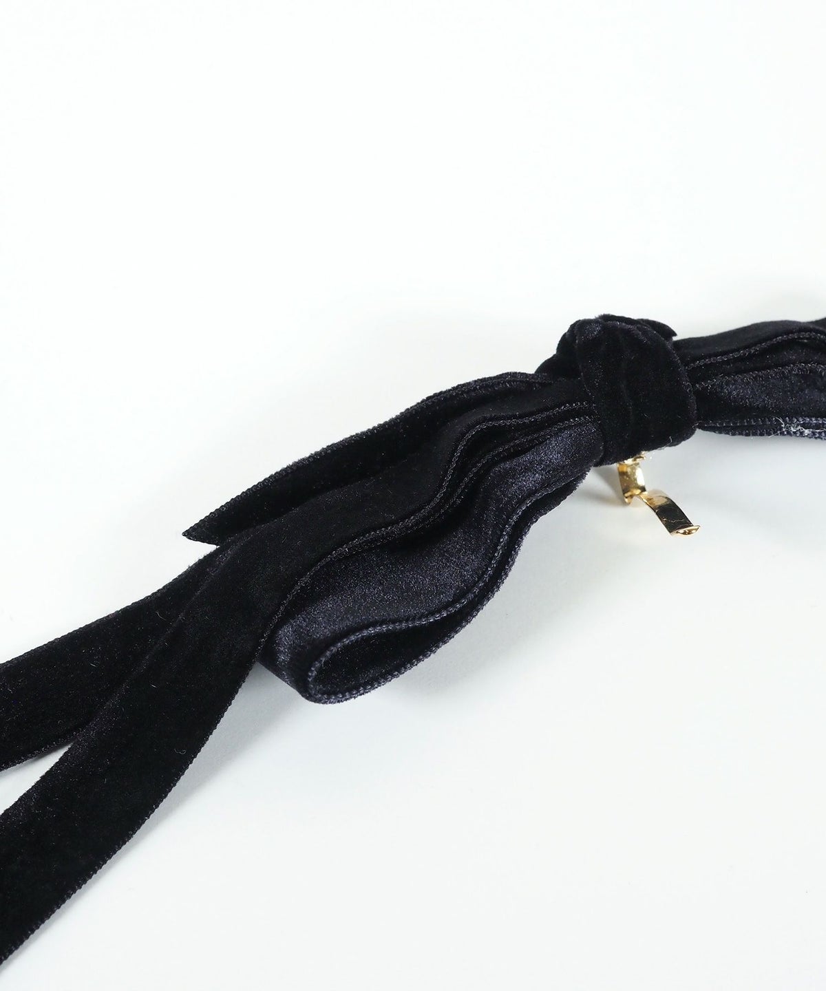 アシメロングリボンポニーフック