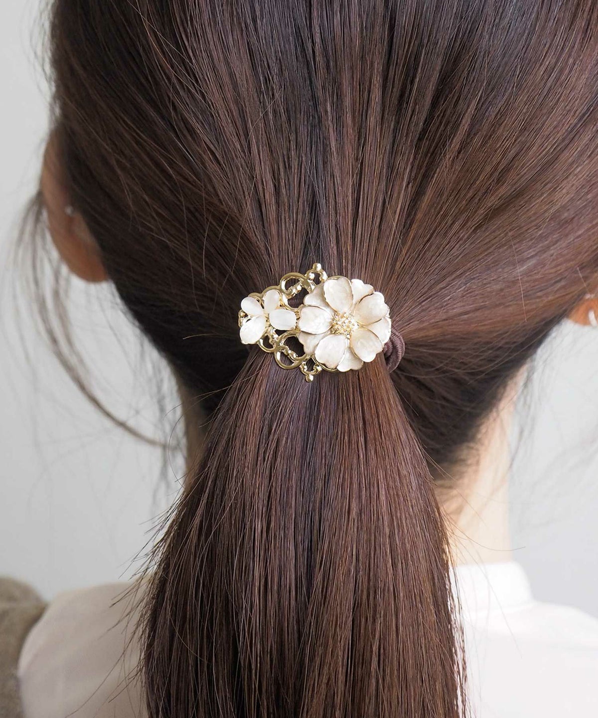 メタルフラワーマーブルポニー