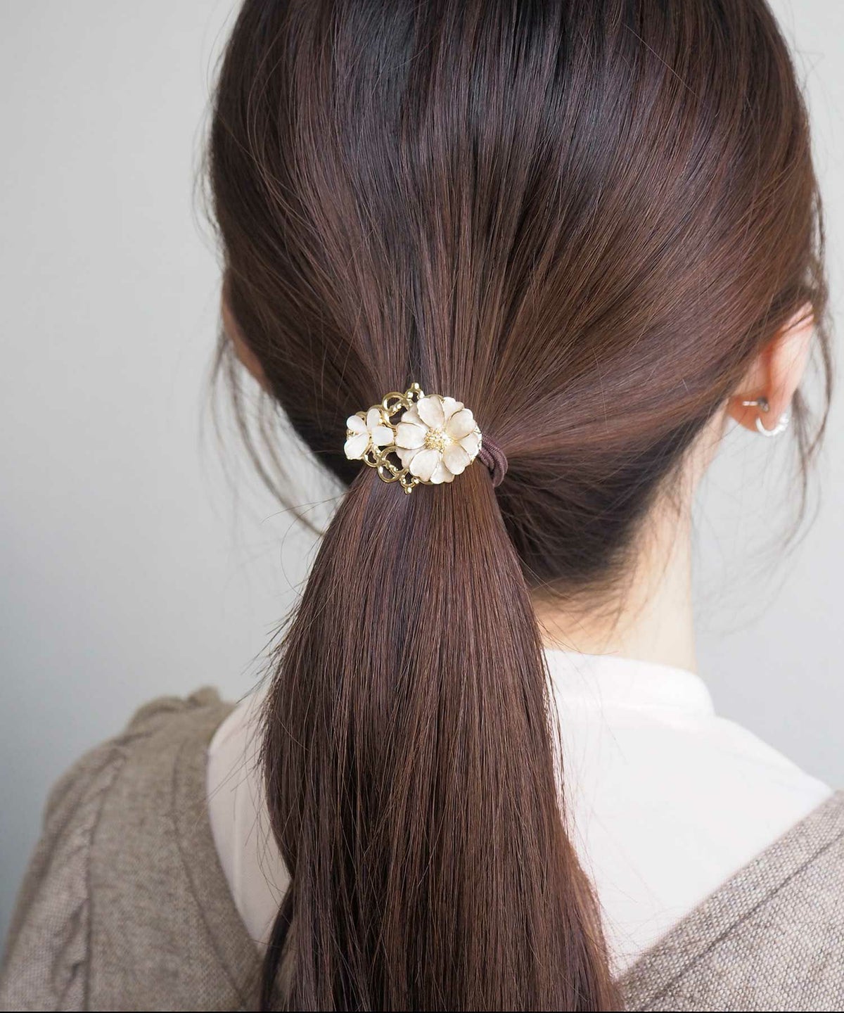 メタルフラワーマーブルポニー