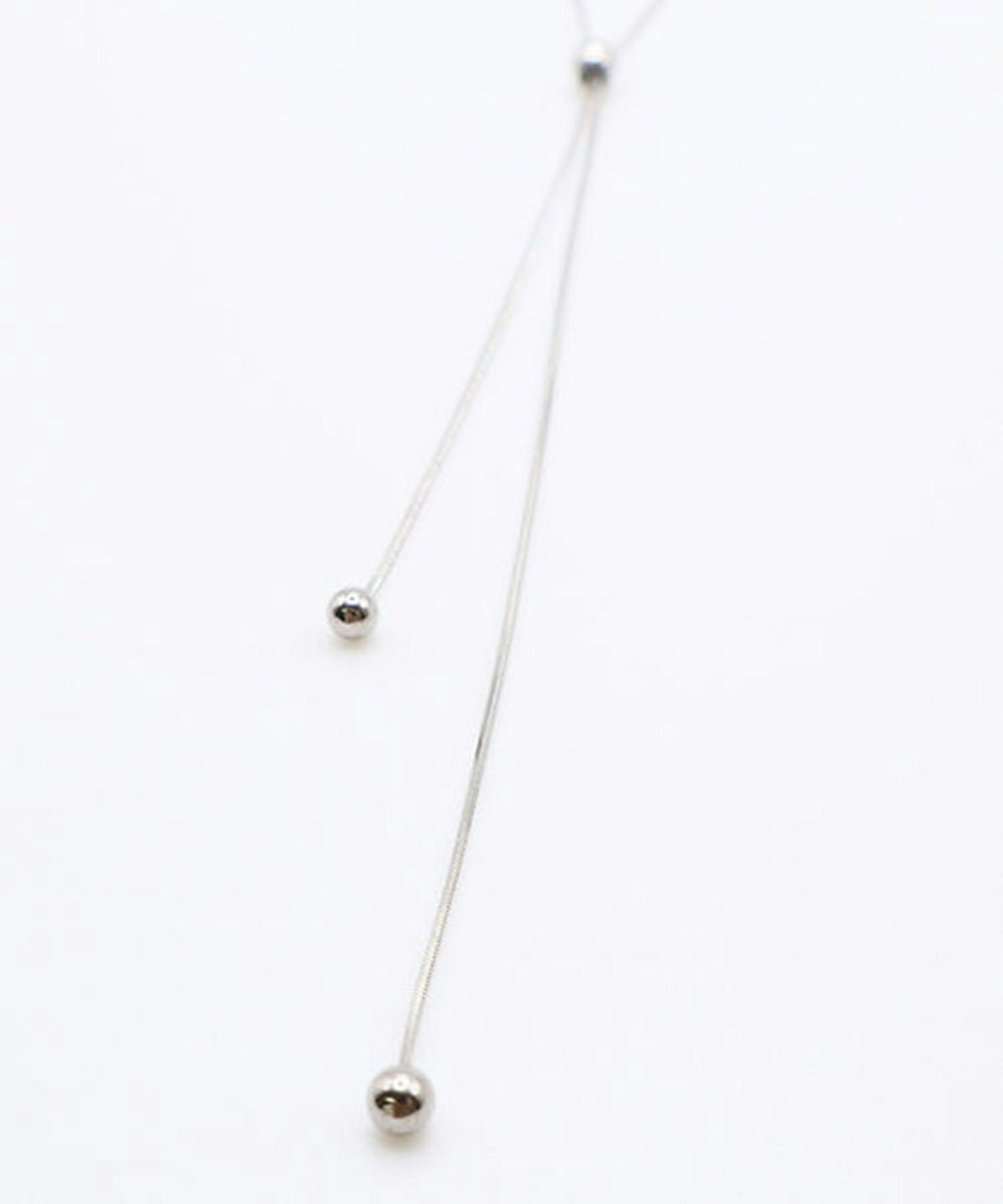 ループタイサージカルステンレスネックレス