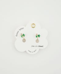 フラワーレターイヤリング