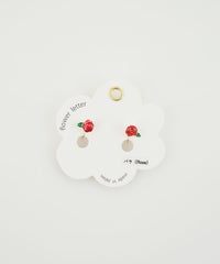 フラワーレターイヤリング