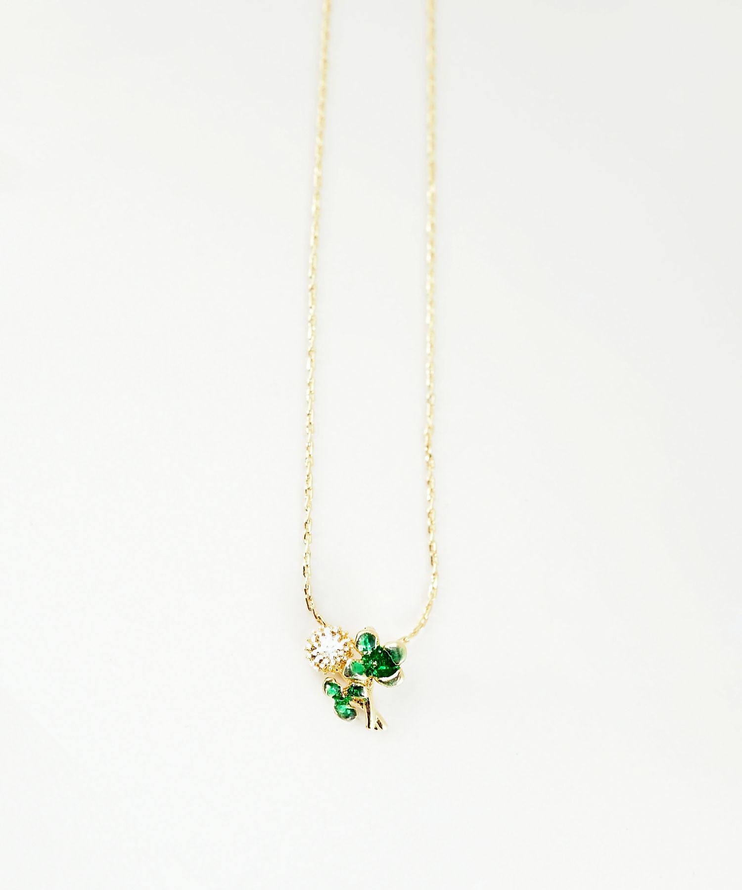 フラワーレターネックレス【Zoule】