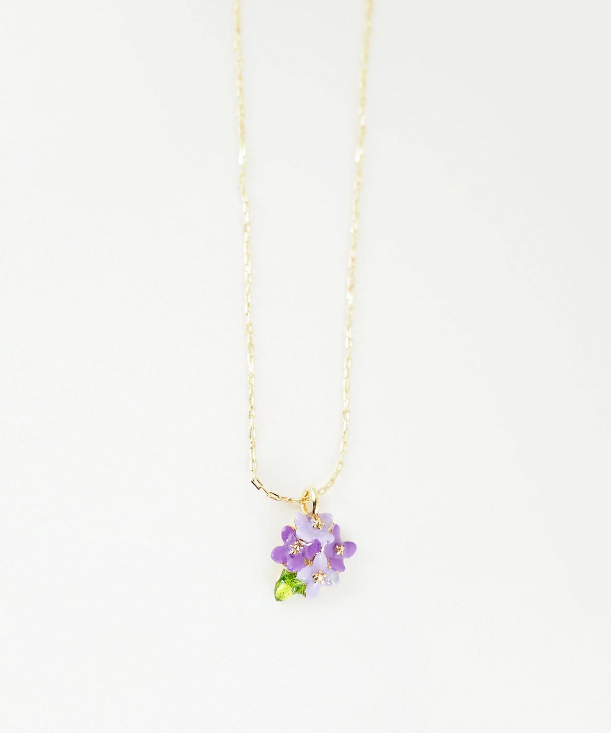 フラワーレターネックレス【Zoule】