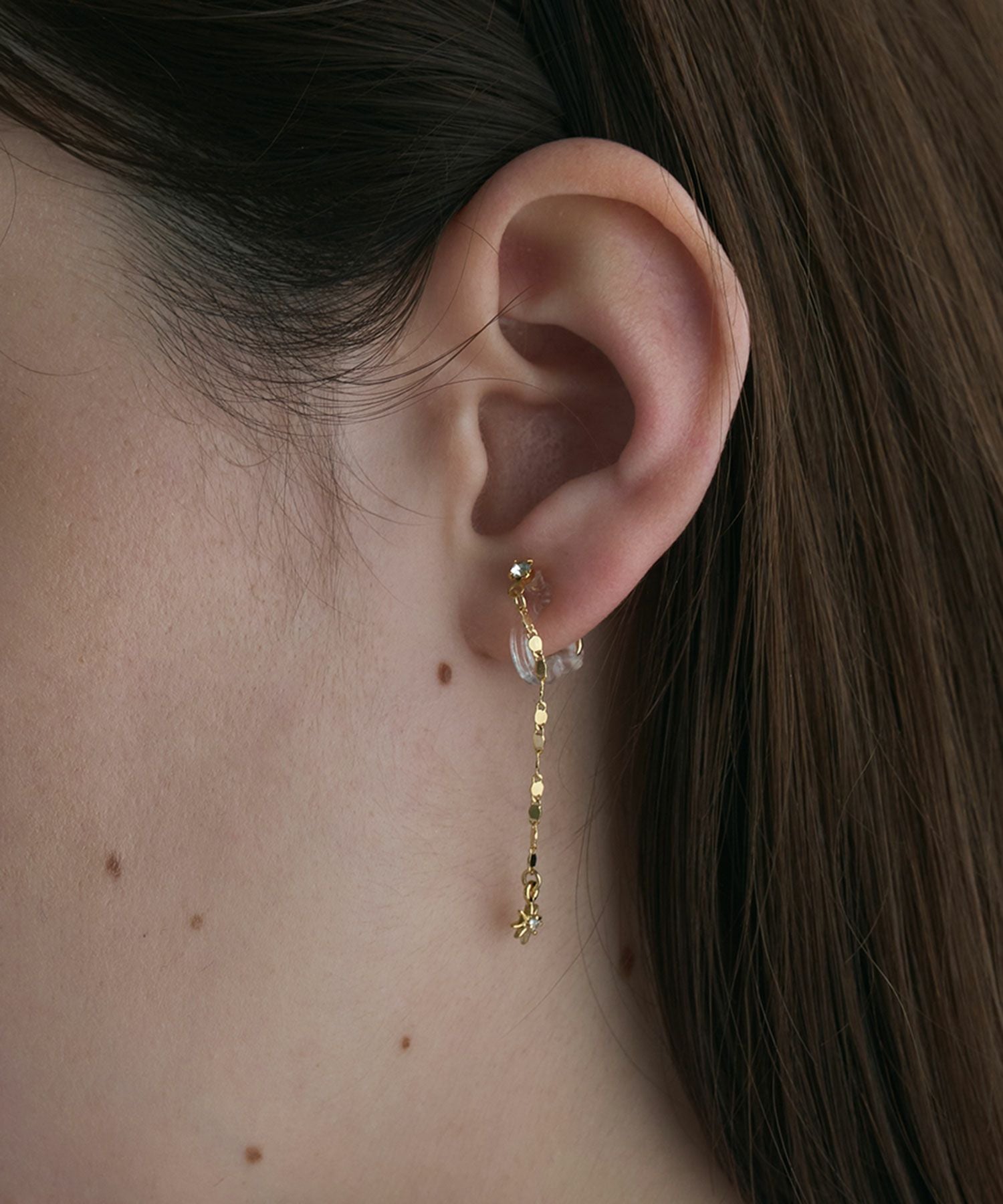 サンシャインチェーンクリアクリップイヤリング | 【公式】MUK ONLINE