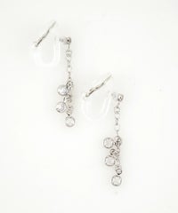 スウィングストーンアクリアクリップイヤリング