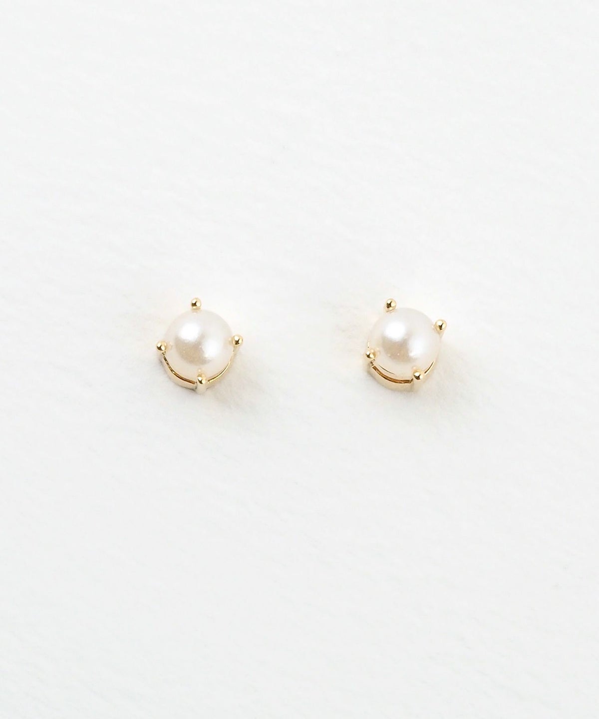 一粒パールマグネットイヤリング