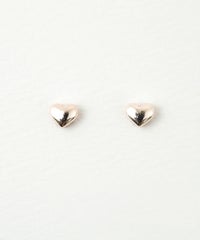 ぷっくりプチメタルハートマグネットイヤリング