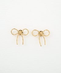 ラインリボンマグネットイヤリング