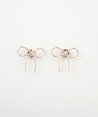 ラインリボンマグネットイヤリング