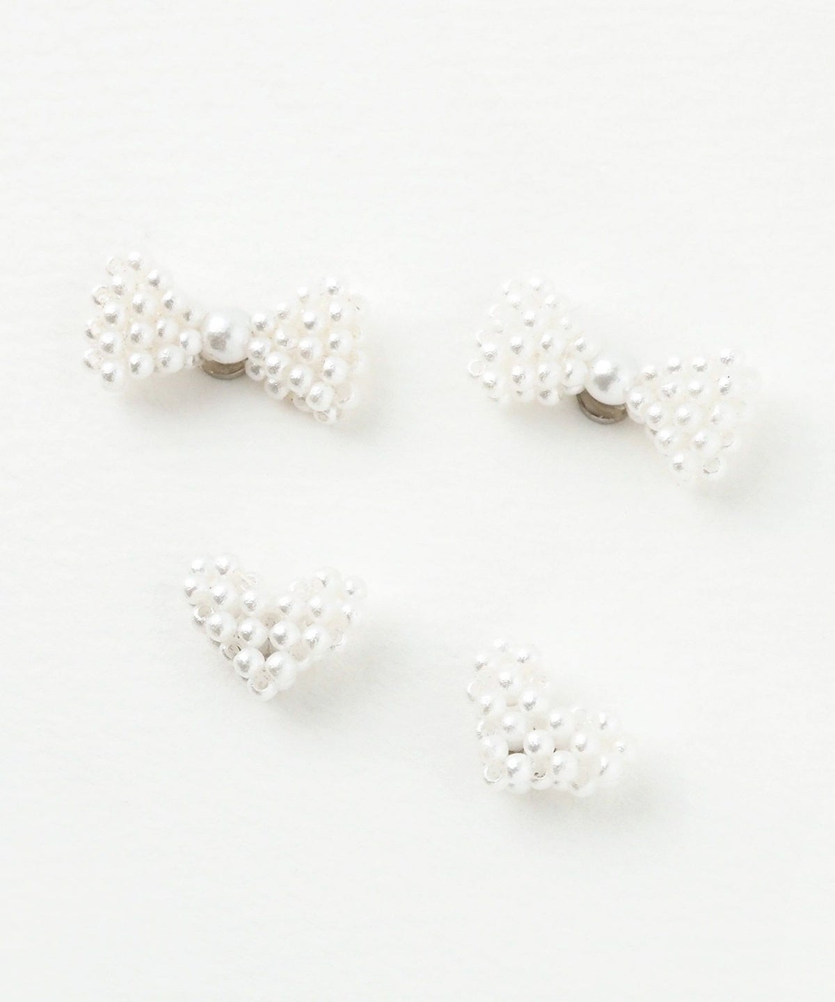 パールデザインマグネットイヤリング