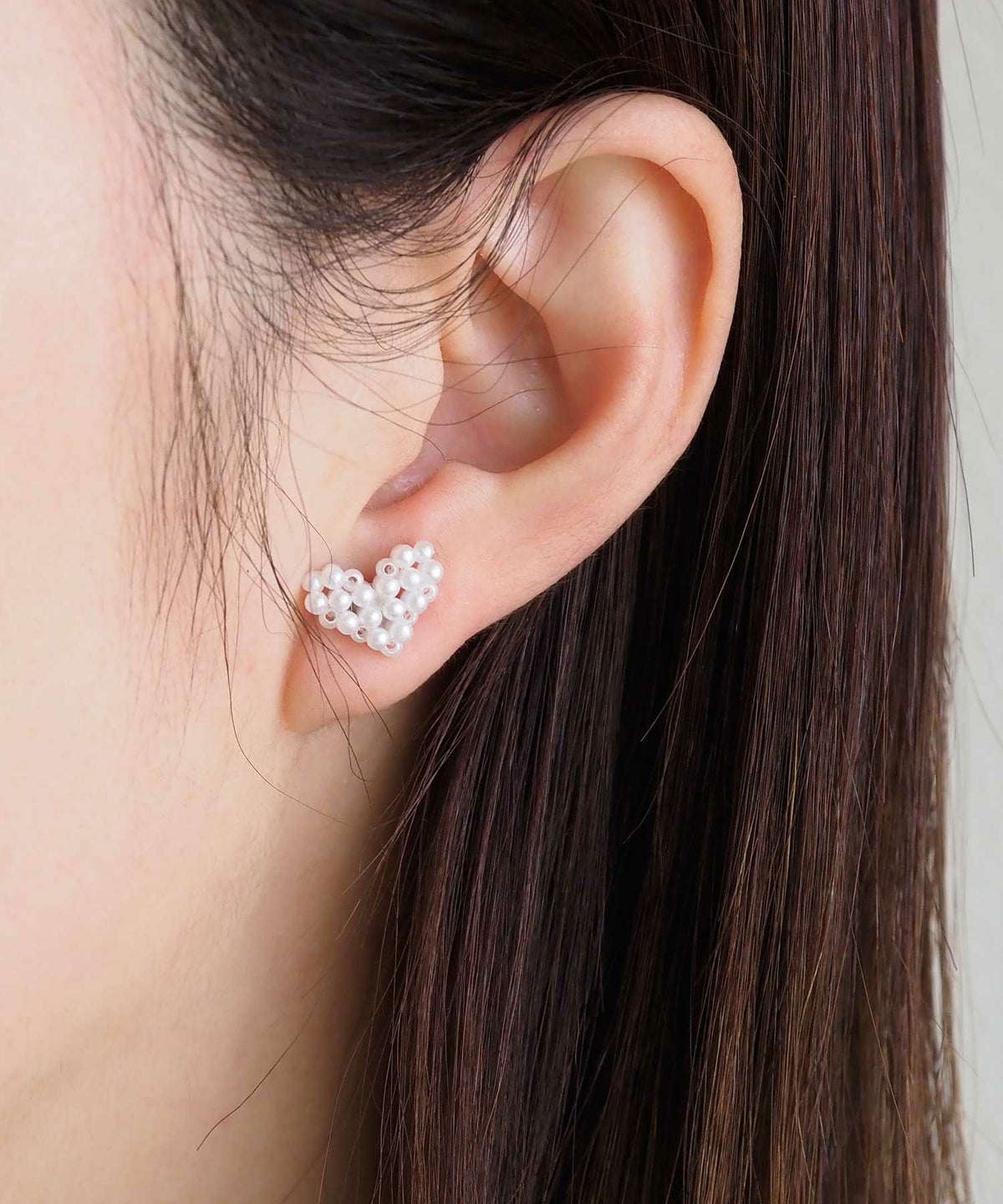 パールデザインマグネットイヤリング