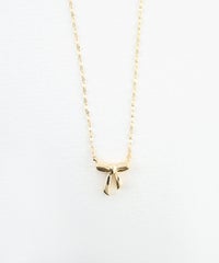 リボンマグネットネックレス