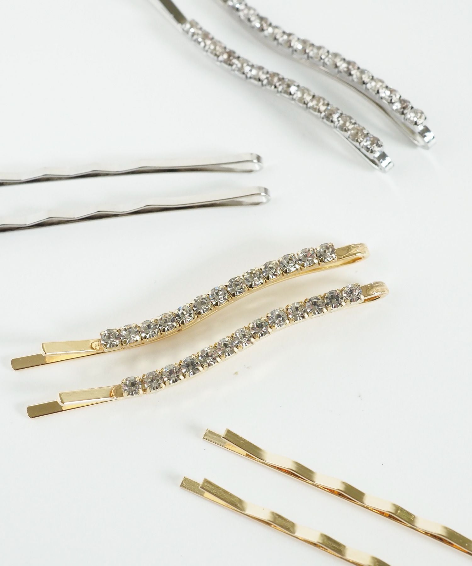 ラインストーンセットピン