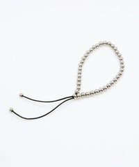 メタルボールコードサージカルステンレスブレスレット