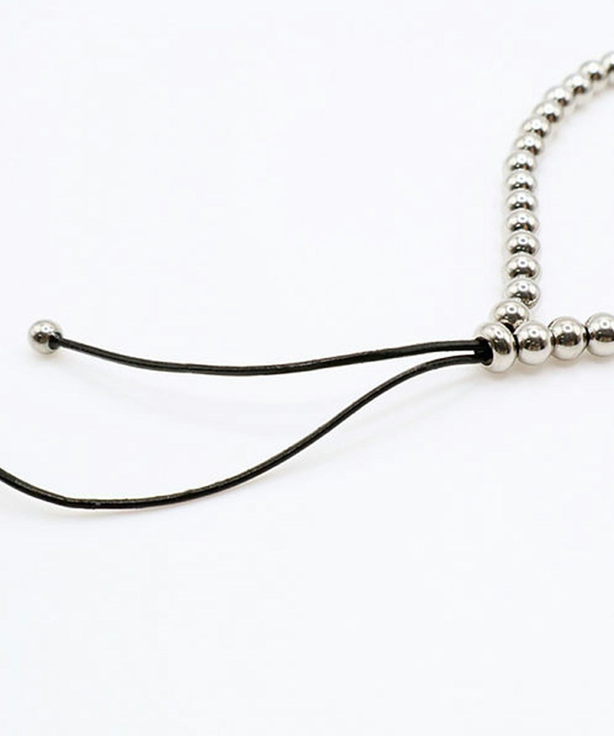 メタルボールコードサージカルステンレスブレスレット