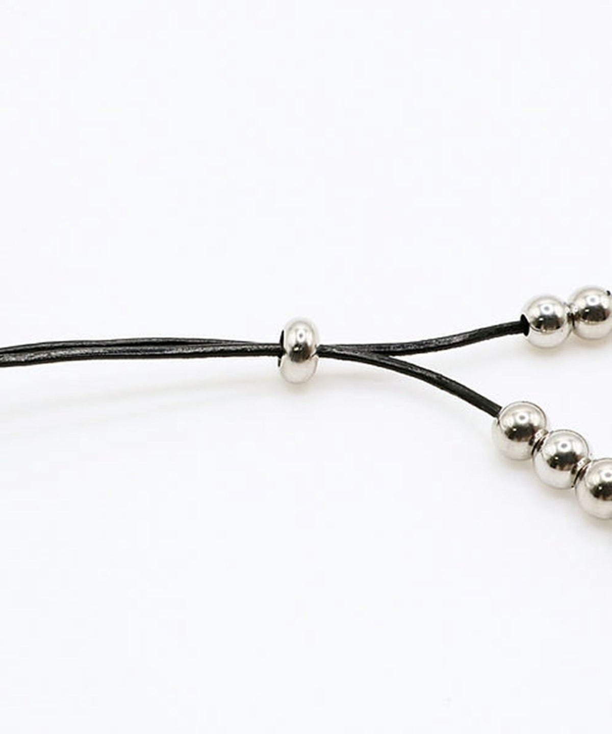メタルボールコードサージカルステンレスブレスレット