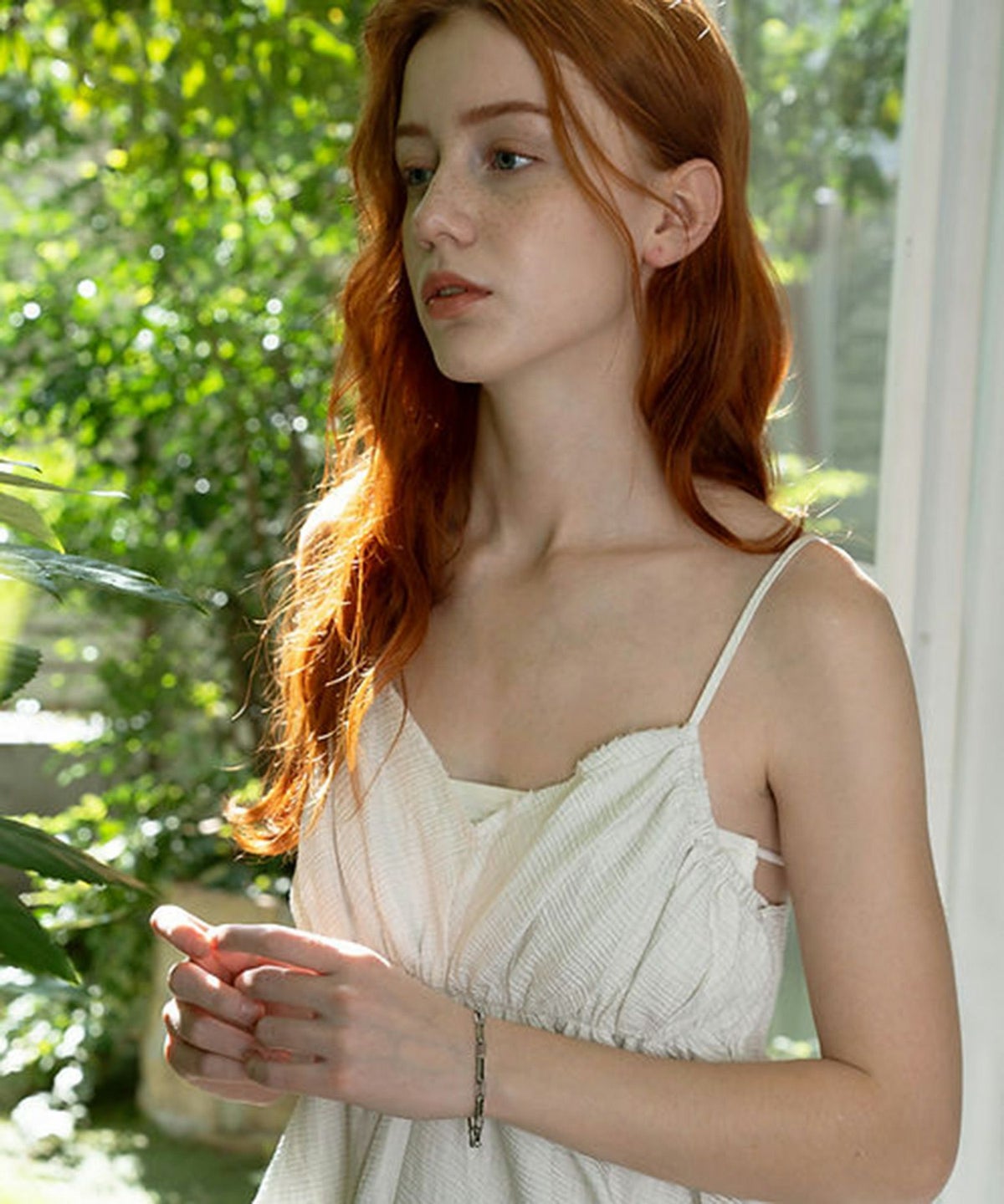 オーバルチェーンステンレスブレスレット