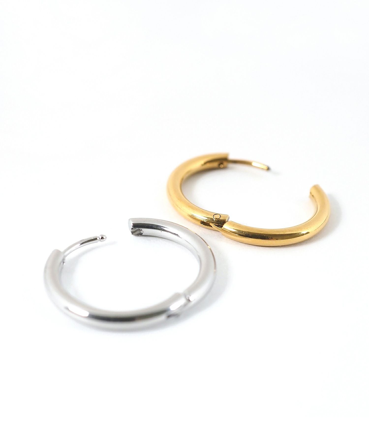 シンプルフープステンレスピアス(L)