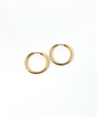 シンプルフープステンレスピアス(L)