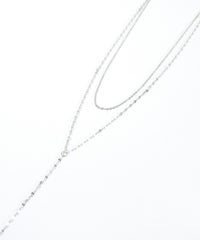 ペタルチェーン2連ステンレスネックレス